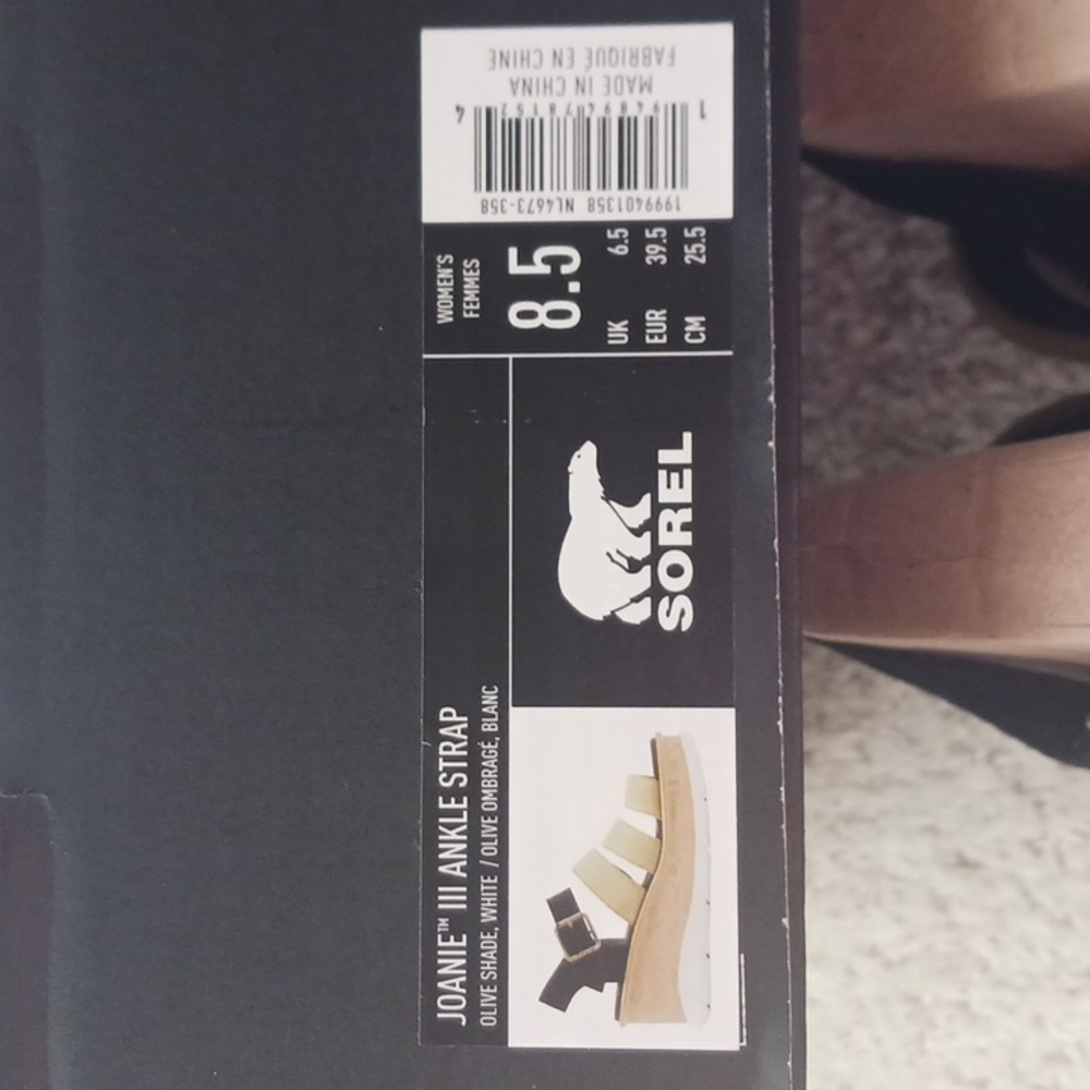 Sorel Joanie III Sandal, Size 8.5, NIB - Picture 5 of 5